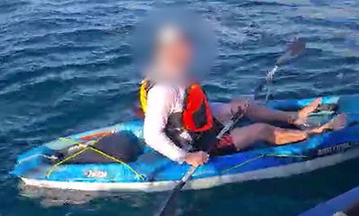 שט על קייאק - חצה את הגבול ללבנון ונעצר • צפו