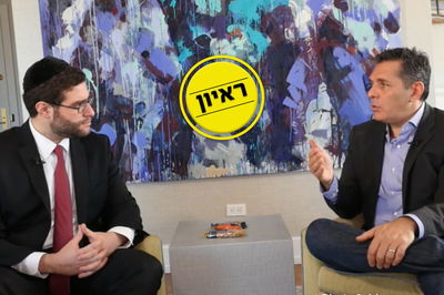 לובצקי יחד עם הרב בנימין גולדשמידט