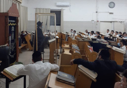ר"י חברון הגיעו לבקר בסניף הישיבה בחדרה