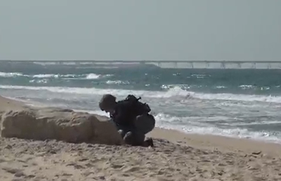 תרגיל בדרום: ירי רקטות - וטרור בתווך הימי