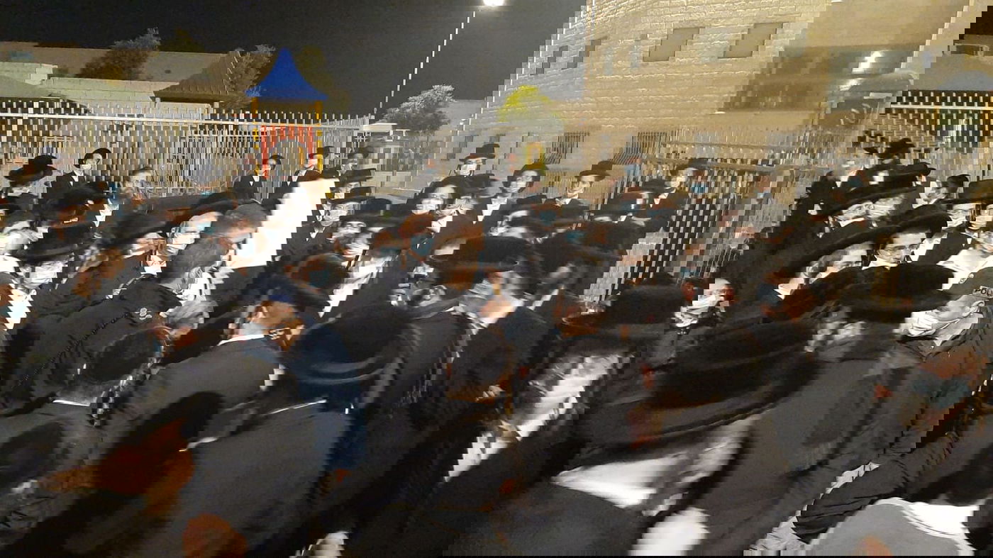 בגלל חתונה: מהומות בכניסה לביתר • תיעוד