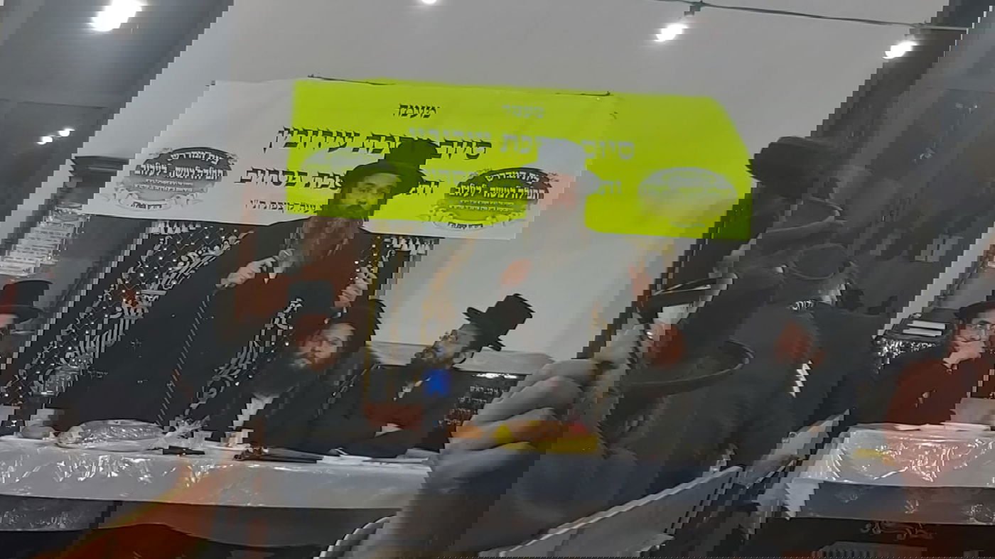 חסידי לעלוב בצפת סיימו את מסכת עירובין