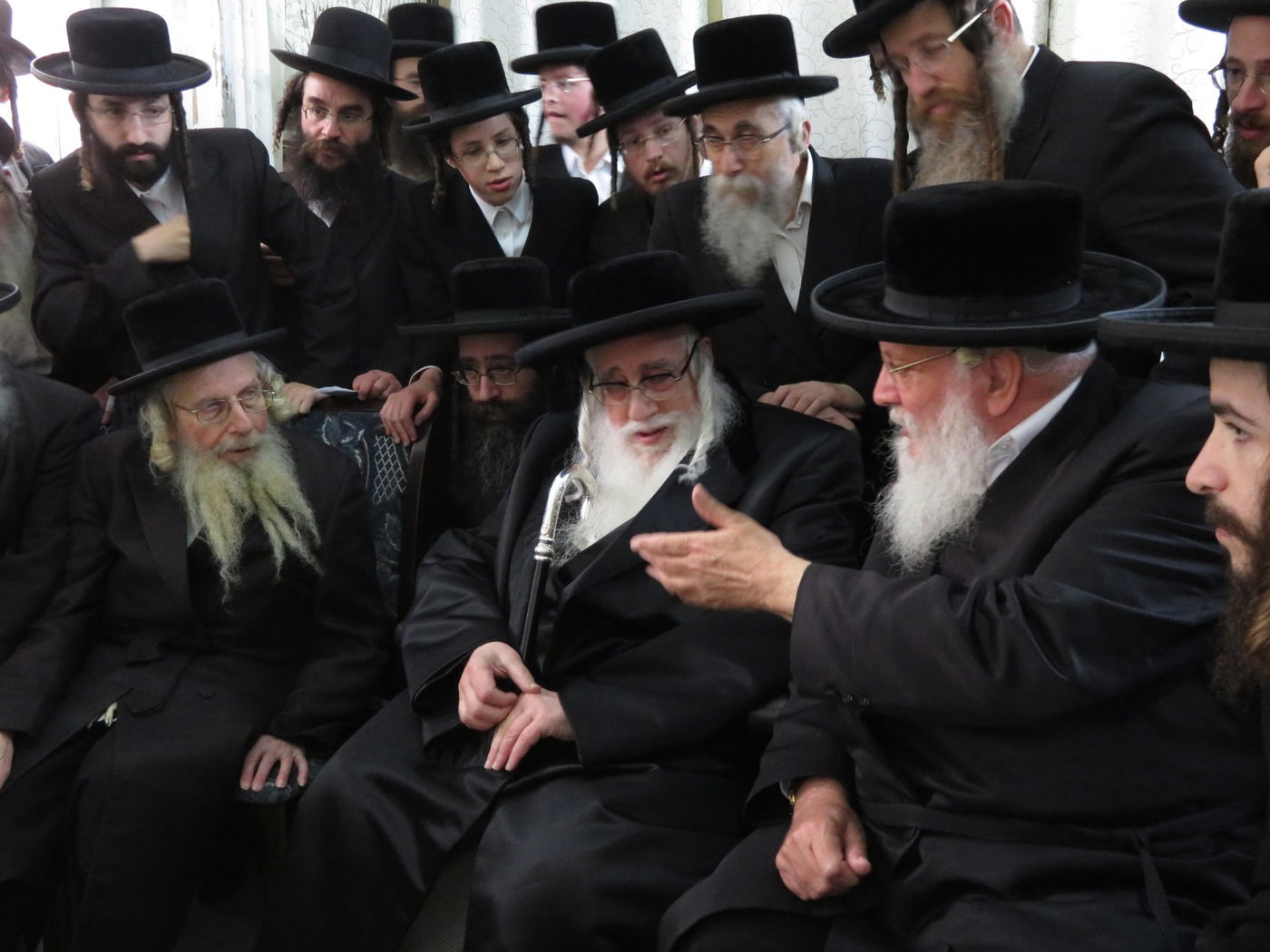 הרבי מצאנז ניחם את משפחת הלברשטאם