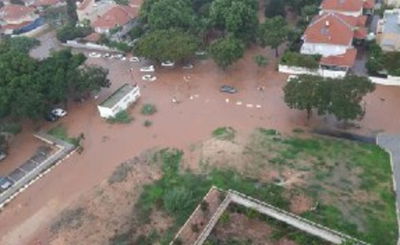 הצפות, בולען וחסימות כבישים: גשמים כבדים ברחבי הארץ