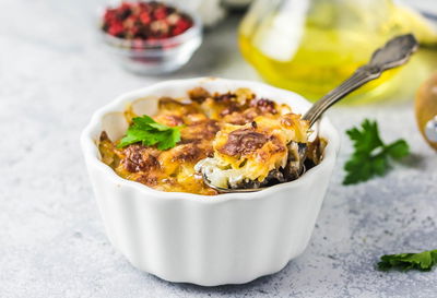 פשטידת פטריות וגבינות