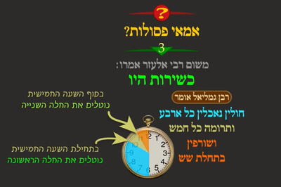 מסכת פסחים, דף י"ג • סיכום והמחשה של הדף היומי