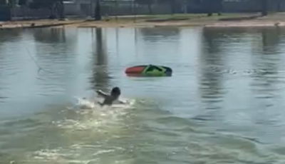 ילדה חרדית טבעה; השוטר זינק והצילה. צפו