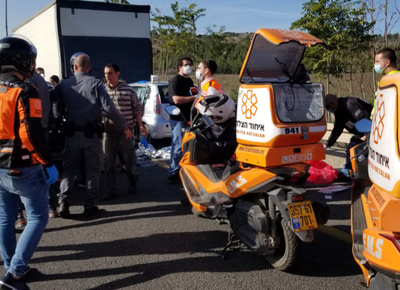 זירת התאונה