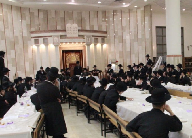 הרבי מווערצקי מסר שיעור תורה בישיבת גור