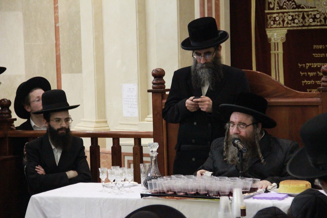 הרבי מווערצקי מסר שיעור תורה בישיבת גור