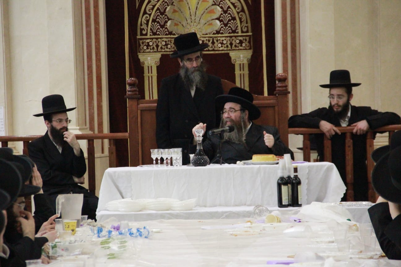 הרבי מווערצקי מסר שיעור תורה בישיבת גור