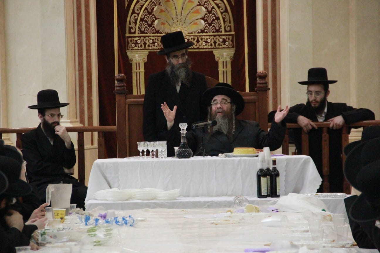 הרבי מווערצקי מסר שיעור תורה בישיבת גור