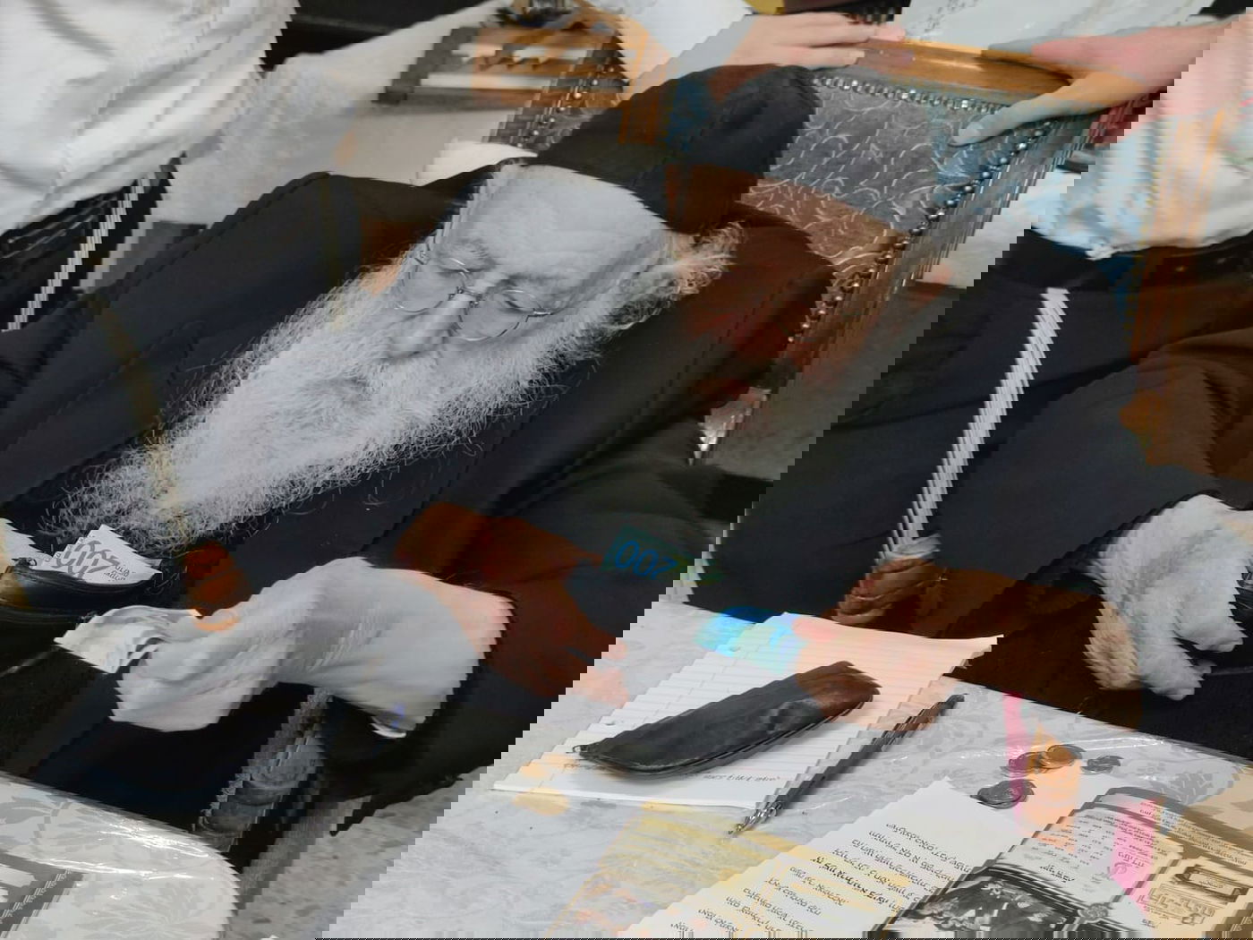 השיעור של זקן רבני 'החזונאישניקים'; תיעוד