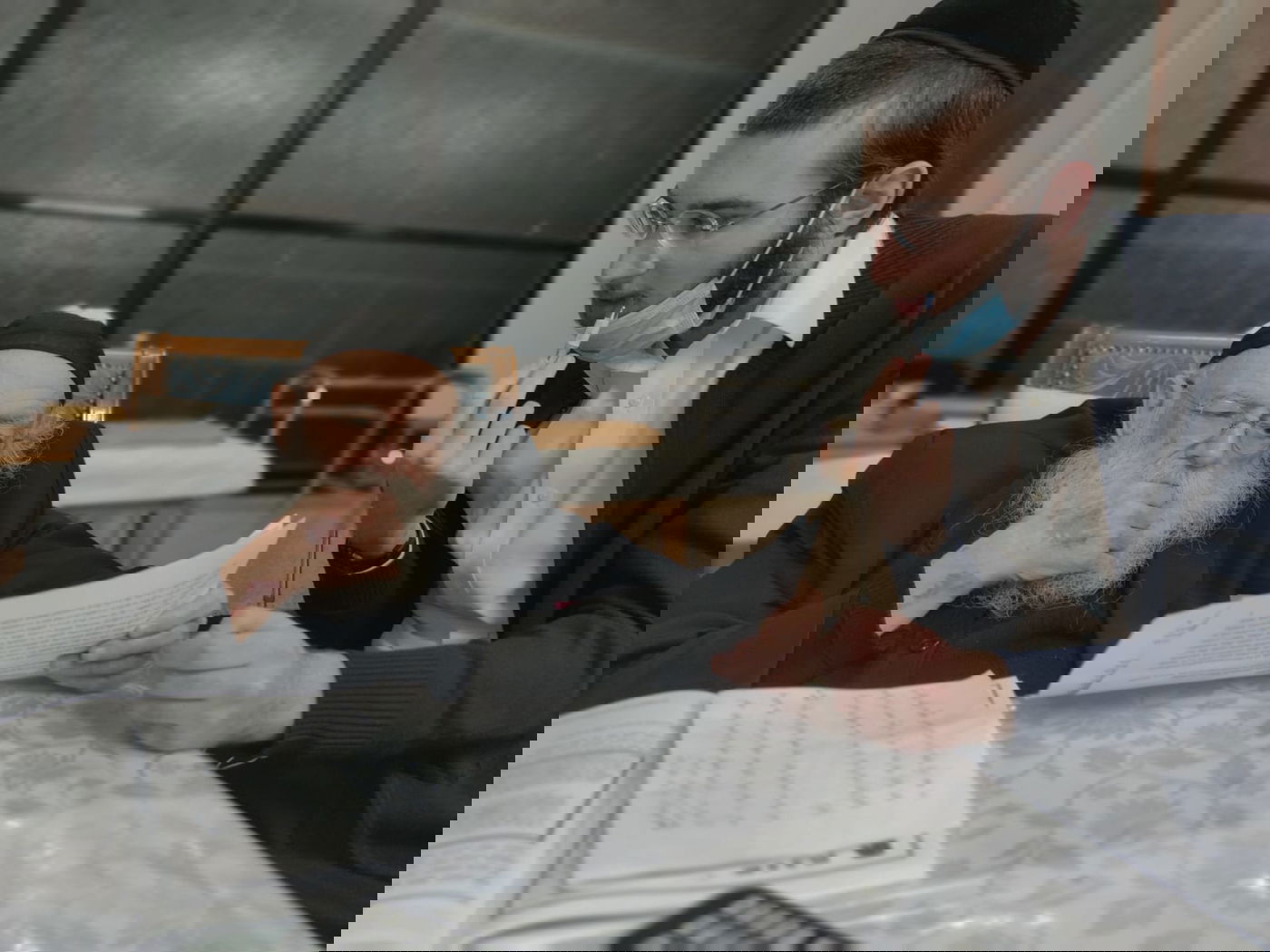 השיעור של זקן רבני 'החזונאישניקים'; תיעוד