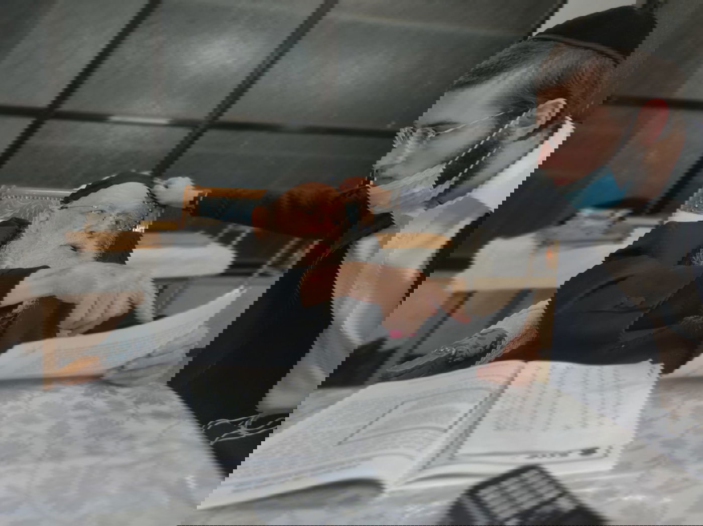 השיעור של זקן רבני 'החזונאישניקים'; תיעוד