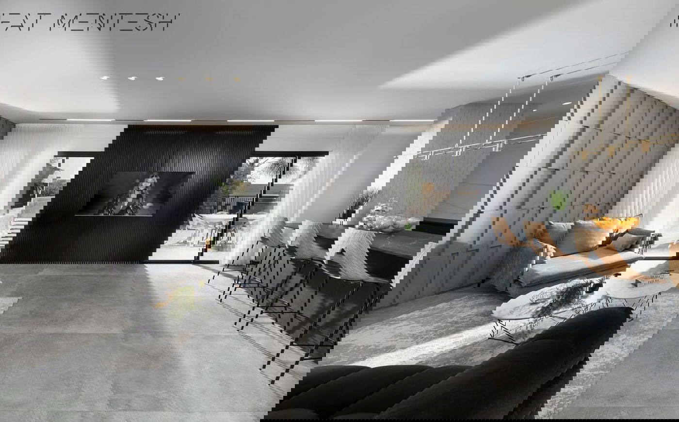 תאורה ופרטי הנגרות המביאים את החלל לכדי יצירת אומנות שלמה יחידה מסוגה.