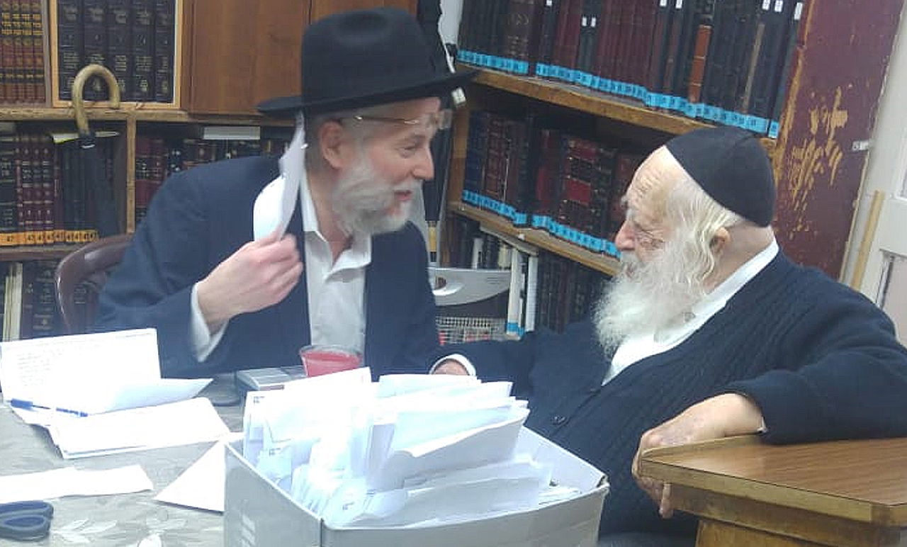 הרב אברהם וולפסון ז"ל אצל מרן הגר"ח קנייבסקי שיבל"א