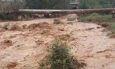 מראה נהדר: הזרימה בנחל חרוד, הבוקר