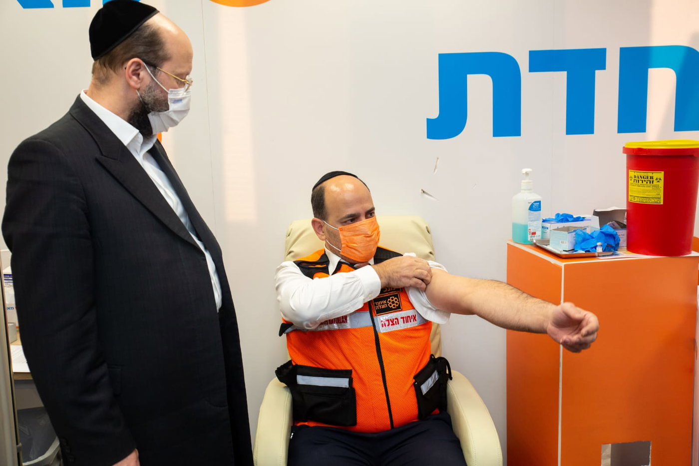 ראשי איחוד הצלה התחסנו ופנו בקריאה לציבור להתחסן