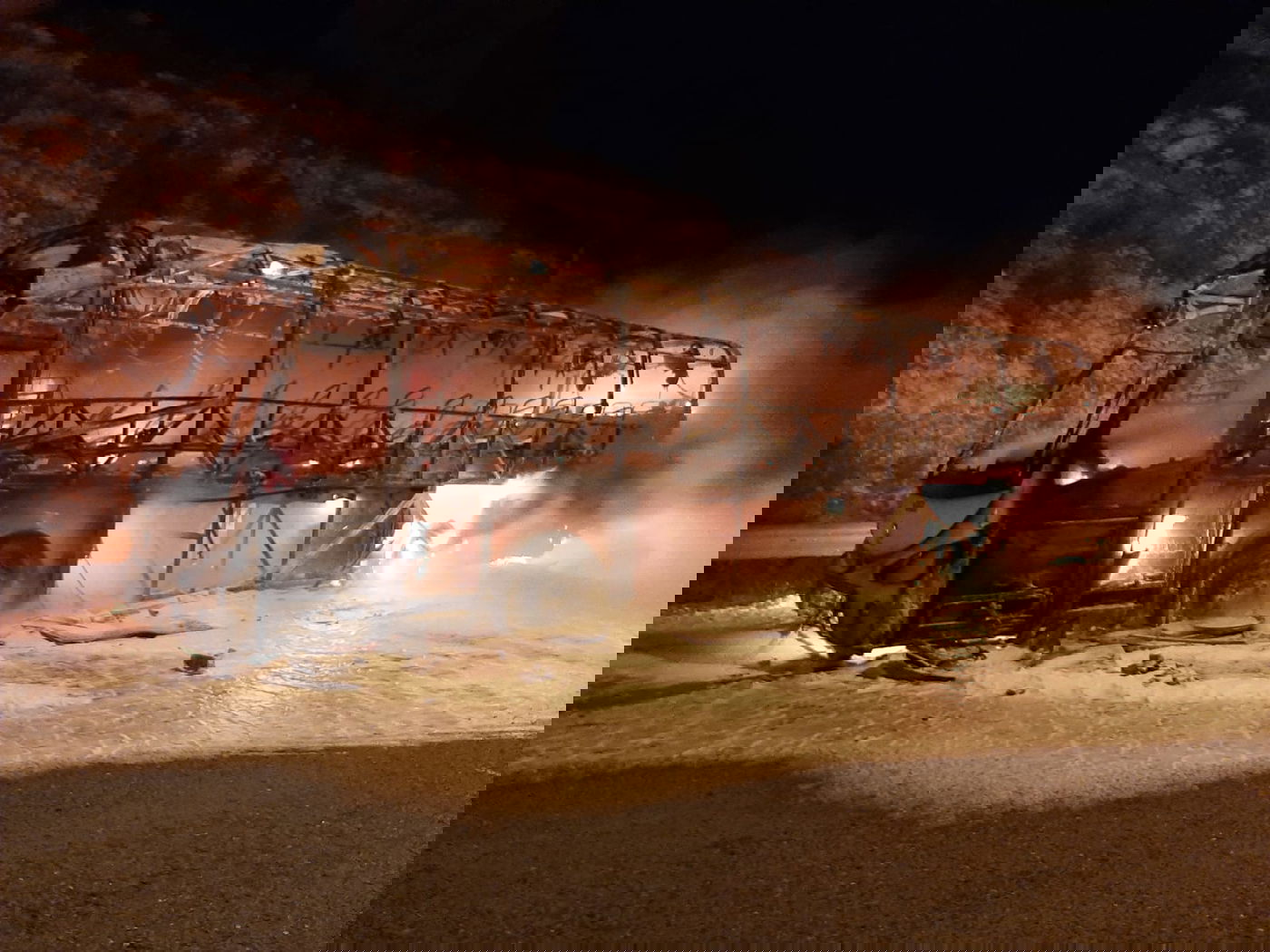 אוטובוס ממודיעין עילית לירושלים עלה באש