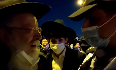 עסקן הפלג לקצין: "לא היה עדיף לשחרר את העציר שלנו?" • צפו