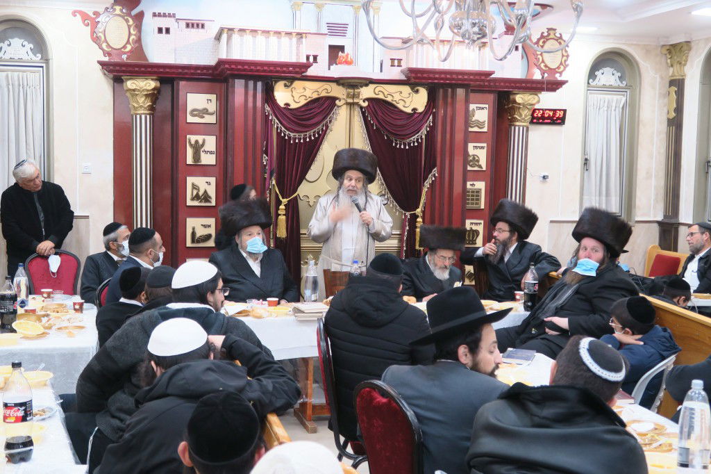 תיעוד: רבני ברסלב חנכו בית מדרש חדש בביתר עילית