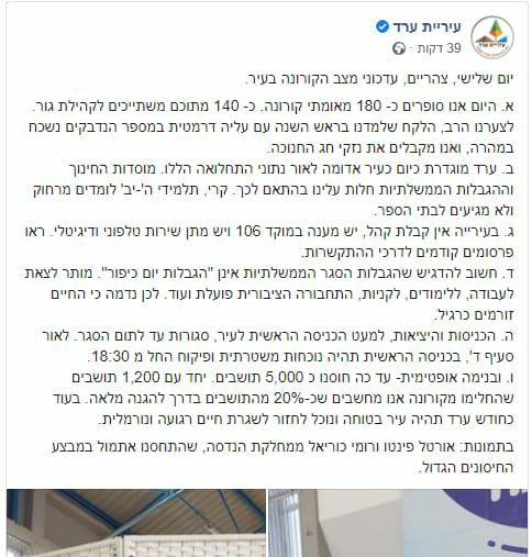 הפוסט שפורסם