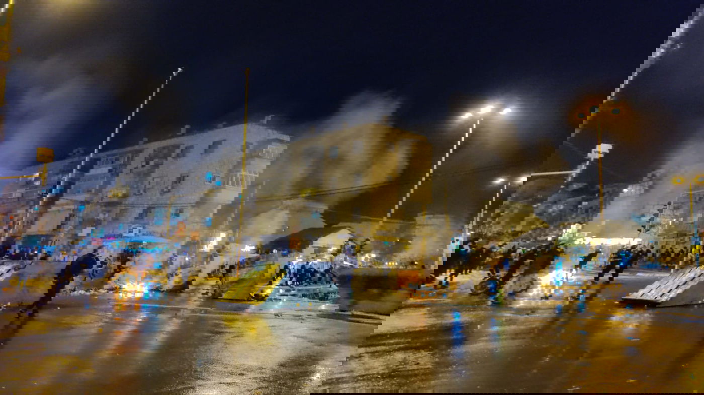 המחאה על מות הנער; 39  מפגינים נעצרו