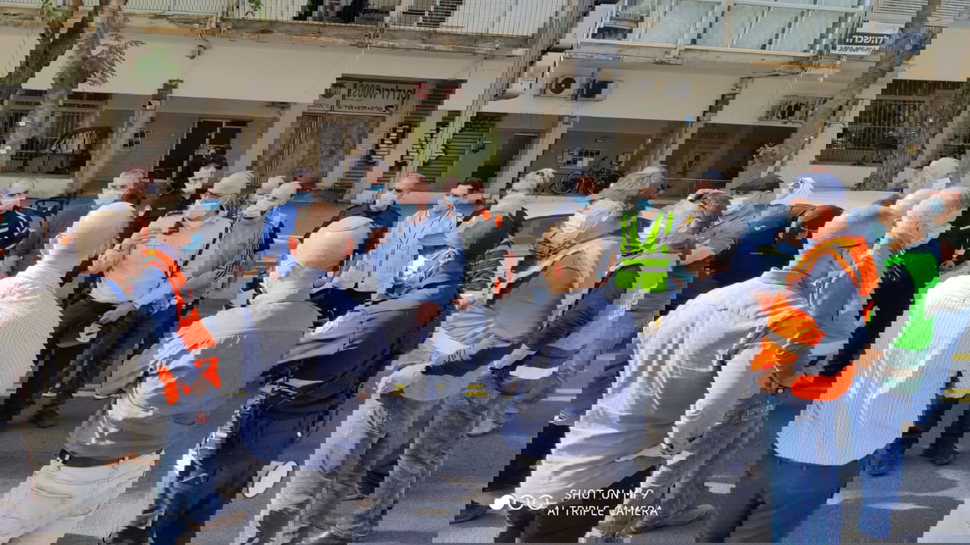 חשש לדליפת חומר מסוכן במרכז תל אביב