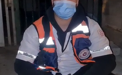 תיעוד: 'בלש משטרתי התחזה לחובש מד"א'