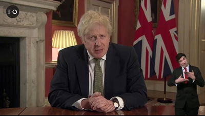 ג'ונסון, הערב