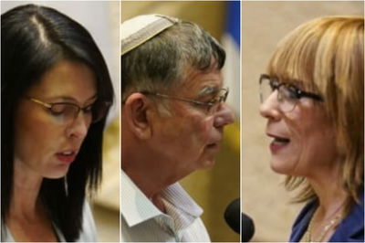 שלושת חברי הכנסת החדשים