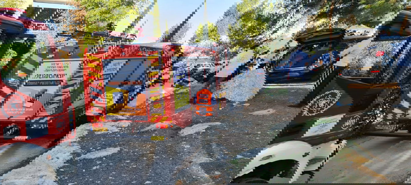 אש פרצה בישיבה; בחור ואיש צוות נפצעו