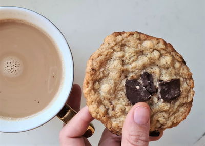 עוגיות שיבולת שועל ושוקולד