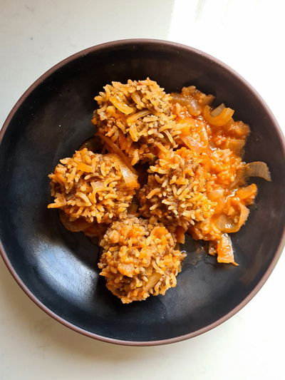 קציצות קיפוד עם אורז ובשר שכולם יאהבו