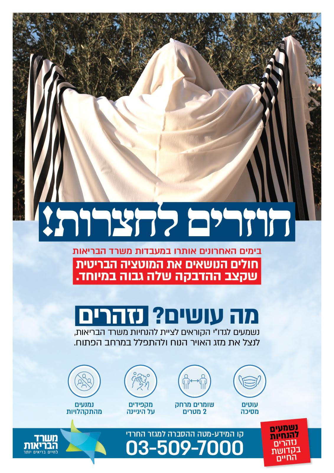 שוב? שבים להתפלל בחוץ ובמנייני חצרות