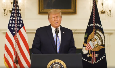 טראמפ: "הפורעים לא מייצגים את אמריקה"