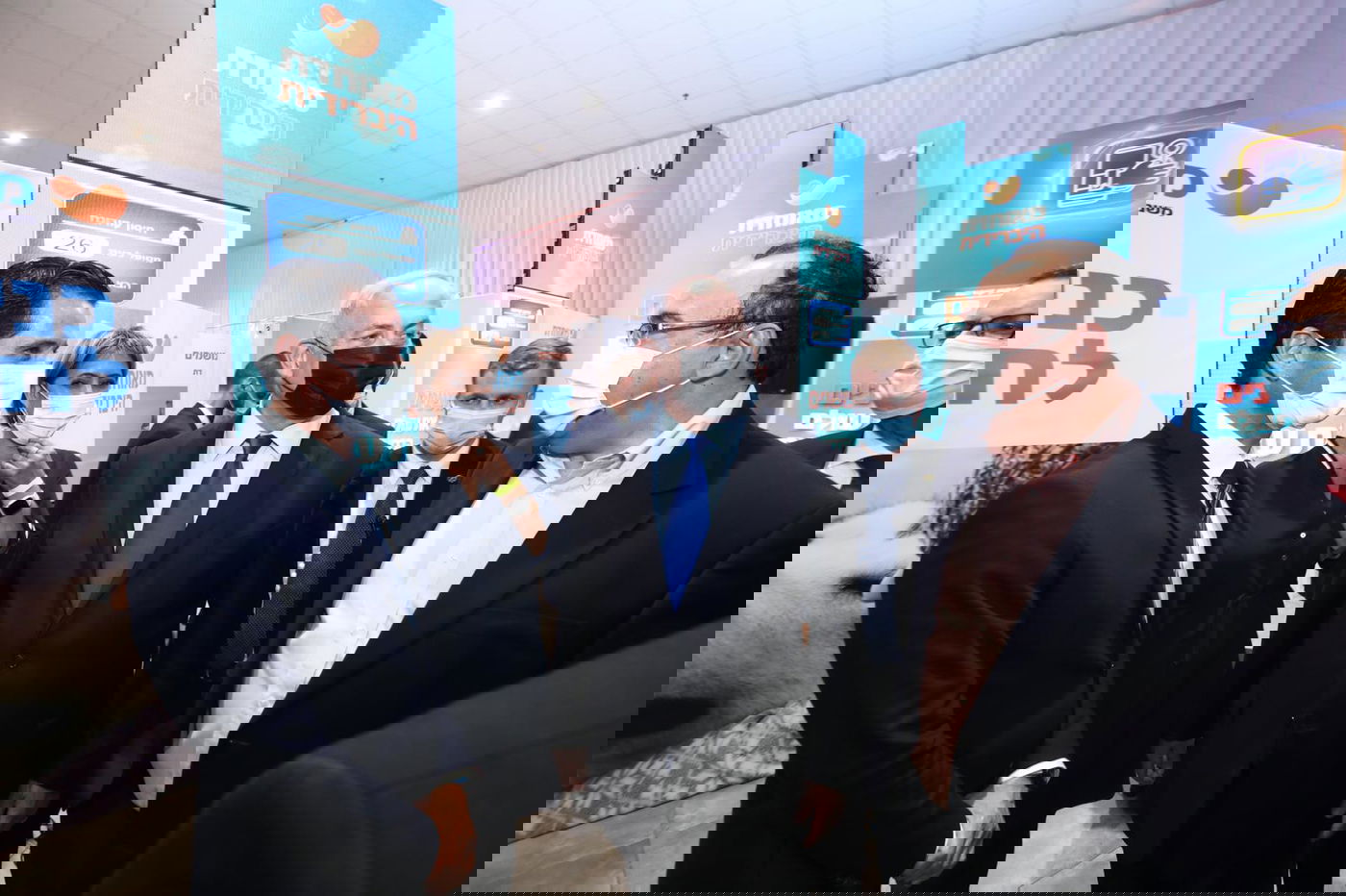 רוה"מ ושר הבריאות חנכו את מתחם החיסונים של 'מאוחדת'
