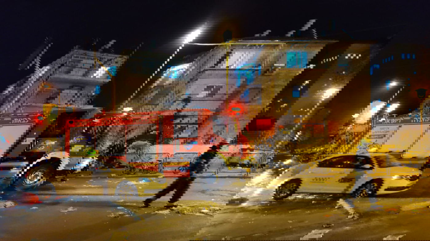 בגלל אי פינוי אשפה: מחאה סוערת במא"ש