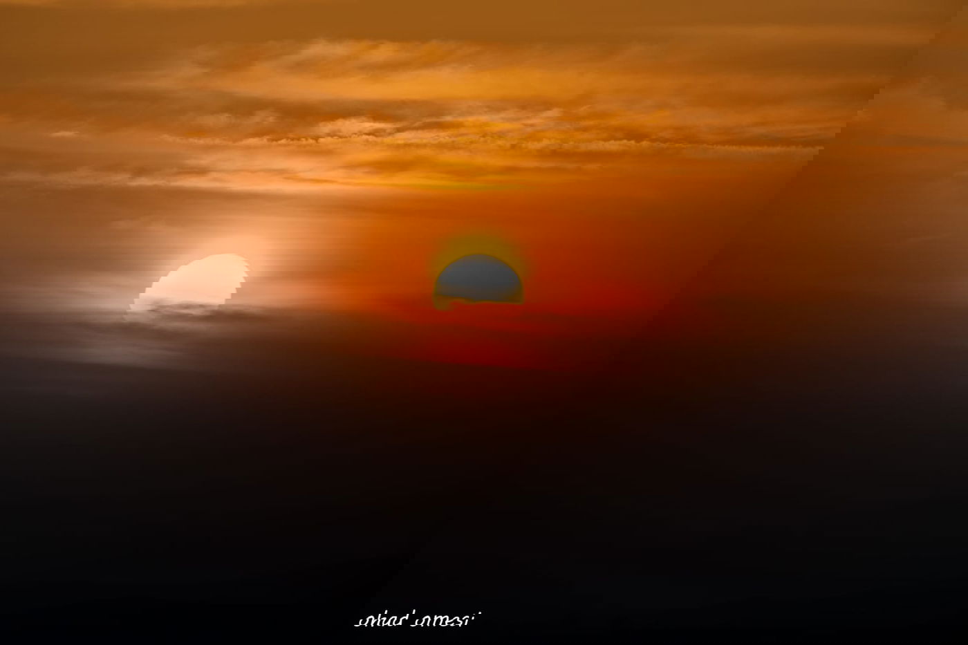 שניה אחרי שניה: תיעוד השקיעה המרהיבה