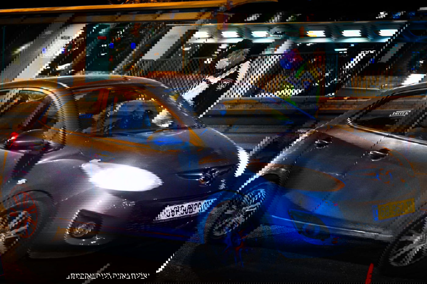 ליד שמעון הצדיק: גלריה ממחסום המשטרה