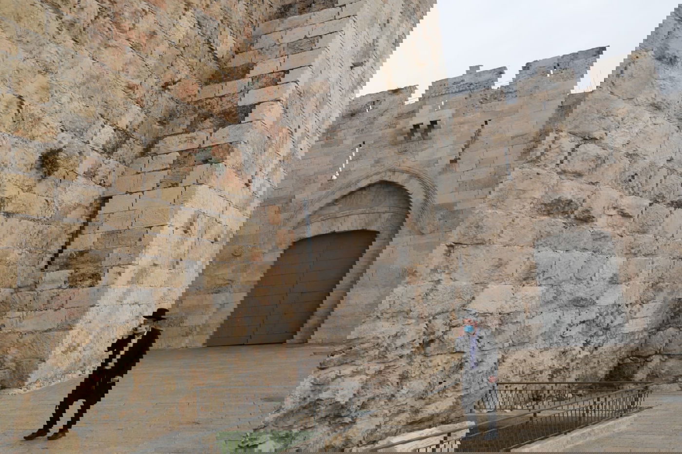 הכותל המערבי והדרכים המובילות - ריקות