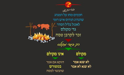 מסכת פסחים, דף נ"ג • סיכום והמחשה של הדף היומי