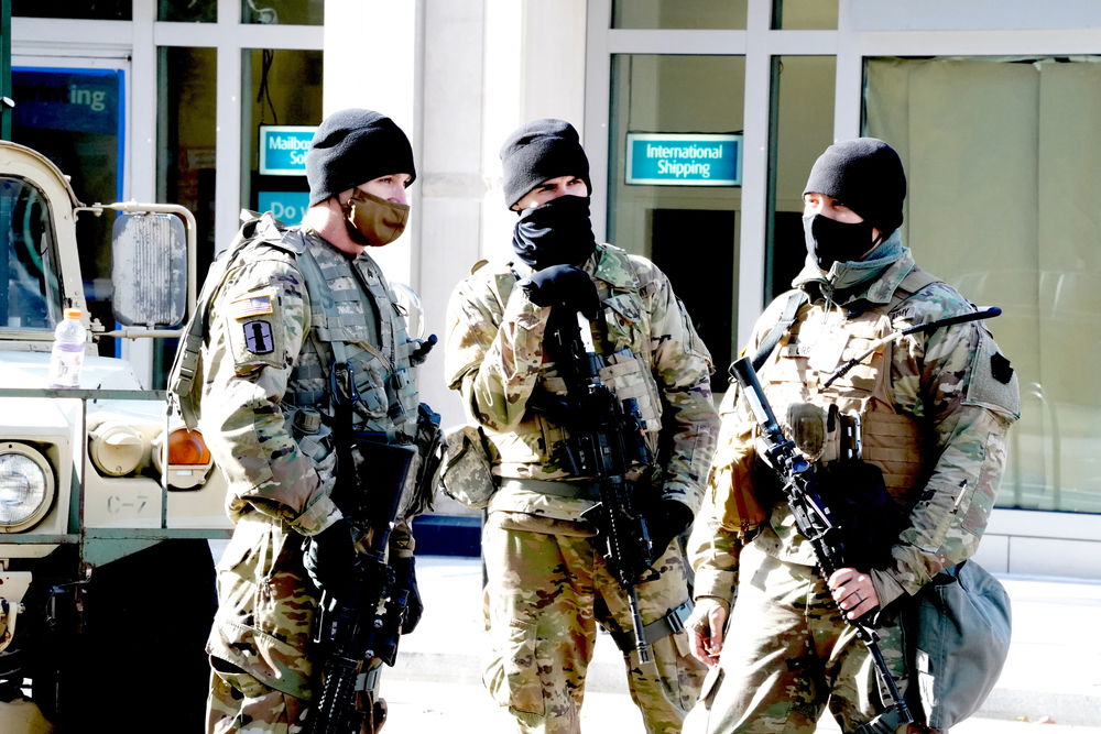 חיילי המשמר הלאומי בוושינגטון