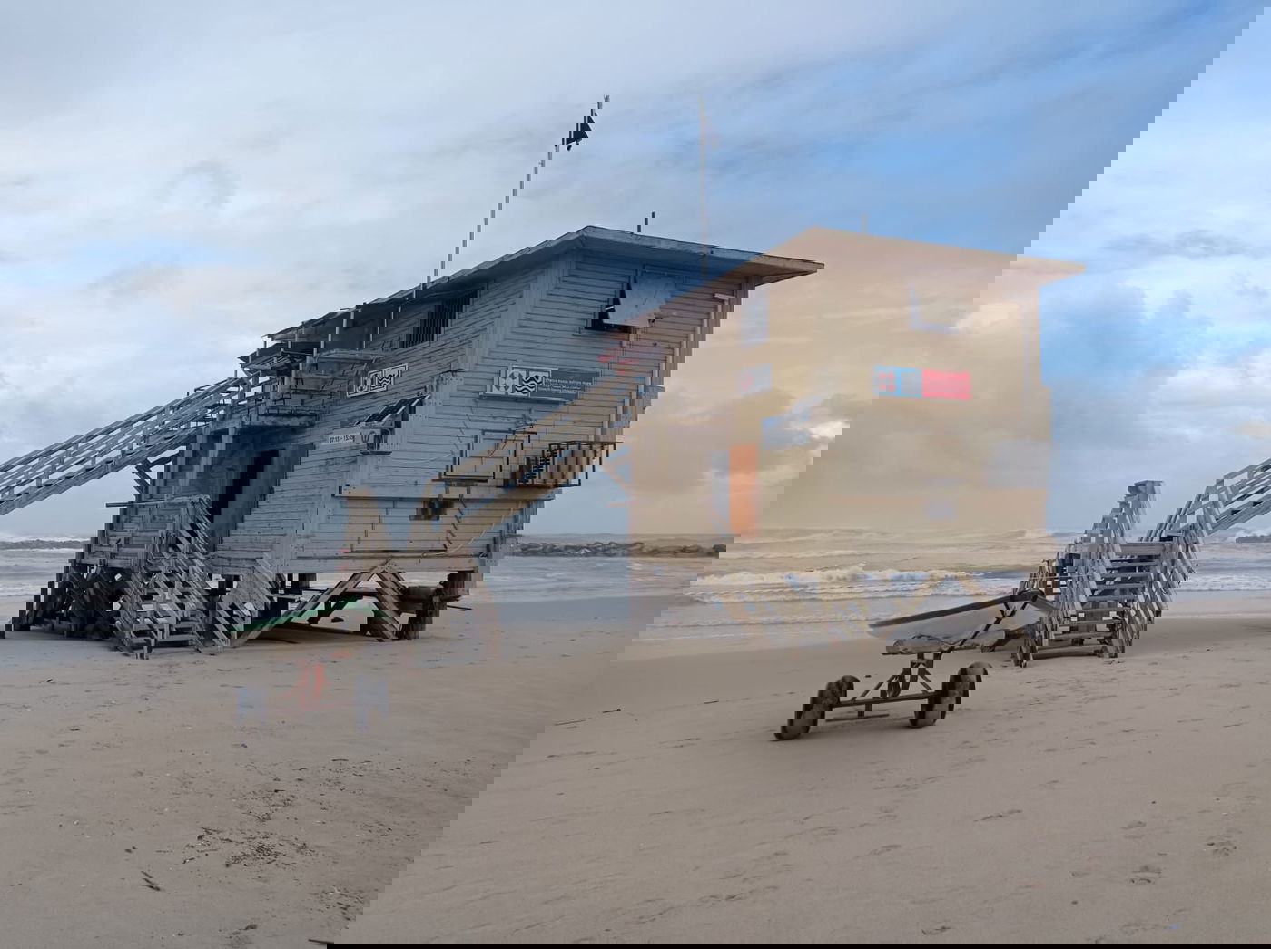 איך נראה החוף הנפרד - בשיא החורף? צפו