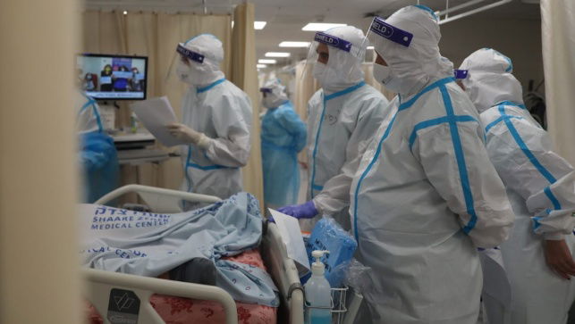 מחלקת קורונה ב'שערי צדק', השבוע