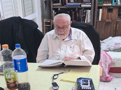 הרב ויינר - יום לפני פטירתו