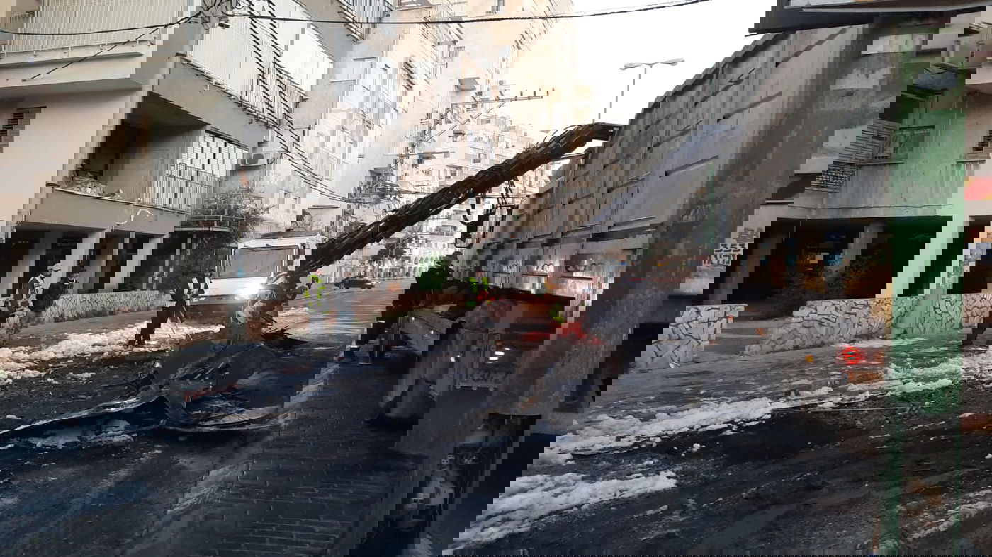 כך הוחזר הרחוב הבני ברקי לשגרה; תיעוד