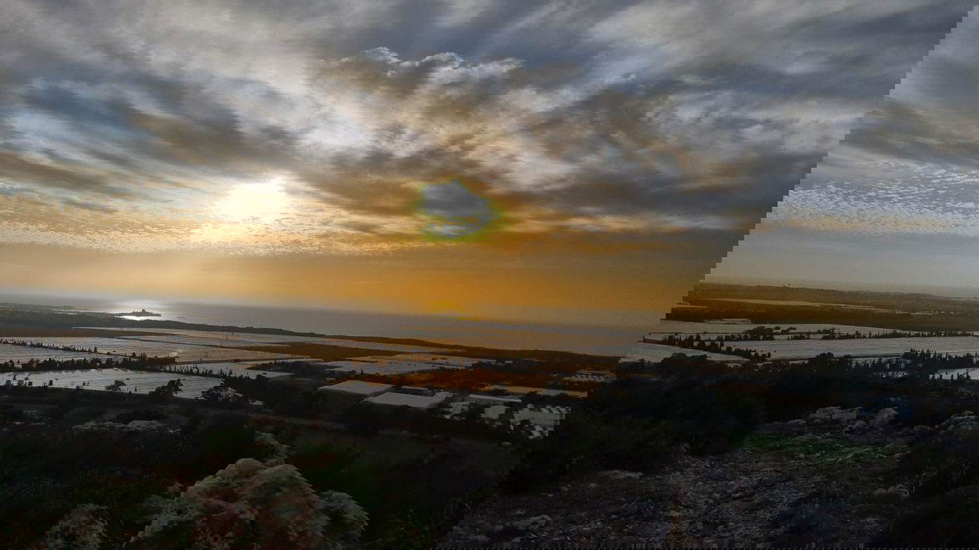 תיעוד עוצר נשימה: השקיעה בהרי הכרמל