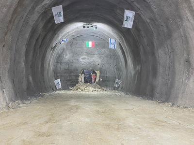 הושלמה כריית מנהרות 'הר נוף' במסגרת פרויקט כביש 16